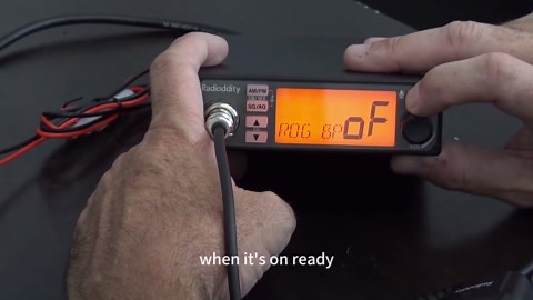 Radioddity CB-500 CB Radio Mobile Transceiver with Noise Reduction, AM FM, 4W Power Output, Instant Emergency Channel 9/19, Support PA System, and 7 Color Backlit Display, for Truckers