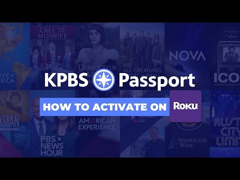 How to activate KPBS Passport on Roku TV