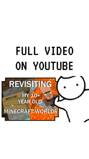 CookieNoobz on Instagram: "Revisiting My Decade Old Minecraft Worlds! First big go at a big youtube video, the full 12 minutes is on my channel, link in my description! #flipnote #minecraft #ps3 #revisiting #gaming"