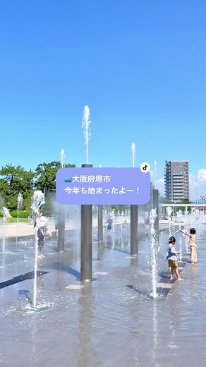 ⚠︎動画は去年のものです #浜寺公園 ポイントは𓂃⚮̈ ・無料スポット ・水遊びができる ・遊具も豊富 今年もやってきたー！ 水遊び🐳 大きな噴水にエリアが広くて 子どもたち大はしゃぎで 遊びまわってたよ🫧 めっちゃ遊べる広い公園で 噴水で水遊び、大型遊具、汽車 ふわふわドーム、BBQまで✨ ここは今年もリピしたい お気に入りの公園になりました🤭✨ 📍浜寺公園 〒592-8346大阪府堺市西区浜寺公園町 ■休園日 バラ園、交通遊園、ふわふわドームは火曜日休園。 ■入園料 無料 バラ園 無料 子供汽車（片道） 大人300円/こども150円 ゴーカート（1回） 300円 ふわふわドーム 300円 ■駐車場 有料 ✎-—————————————— いつもご覧いただきありがとうございます！ いいね、コメント、DM、フォローお気軽に✨ どれも喜びます☺️ \\ 関西📍お出かけスポット紹介中🌼/ ・色んな経験をさせたい！ ・季節を感じてワクワクしたい！ そんな子連れお出かけ先がすぐ見つかる🫶 楽しく読めるお出かけマガジン☞ @eru_tabi 雰囲気伝わる動画はこっち☞ @eru_