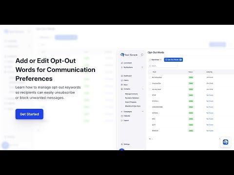 How to Manage SMS Opt-Out Words | Compliance & Unsubscribe Settings in Text Torrent