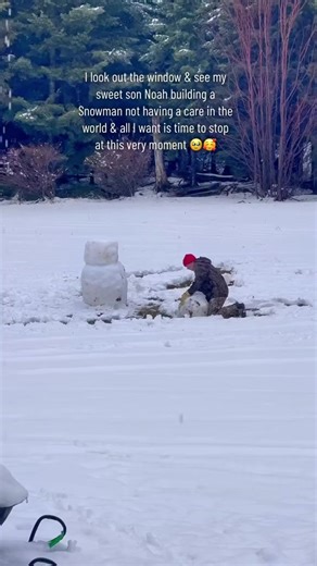 3.9M views · 141K reactions | When I see my son Noah outside all by himself building his Snowman without a care in the world and I realize I wish this moment can last forever. The innocence and sweetest of children. Makes my heart melt 凉殺 #justthebells10 #holidayseason #familylove #familygoals #lovehim #family #mysonismyworld #loveyou #proudmom | Just the Bells 10 | Facebook