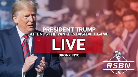 LIVE REPLAY: President Trump Attends the Yankees Baseball Game - 9/11/25