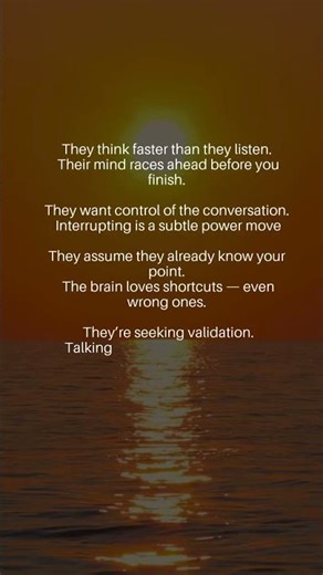 Why People Interrupt You Psychology Reason #shortsvideos #motivation