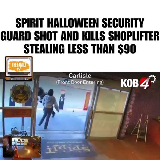 The Family Tv on Instagram: "A security guard at a Spirit Halloween store in Albuquerque, New Mexico, allegedly shot and killed a 41-year-old man, Chase Beltramo, after he was caught shoplifting merchandise valued at less than $90. The guard, identified as 25-year-old Josiah Armijo, reportedly pursued Beltramo as he exited the store, used pepper spray, and ultimately shot him. According to a criminal complaint, Beltramo was unarmed and did not pose a direct threat at the time of the shooting. Ar