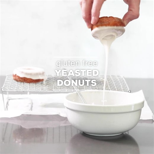 PSA: If you've ever dreamed of a gluten free Krispy Kreme donut, here it is. Happy to serve. 😉 🍩🤎 Comment "YUM" and I'll send you the recipe! 🩷 #krispykremedonuts #glutenfreedonuts #glutenfreebreakfastrecipe | Gluten Free on a Shoestring