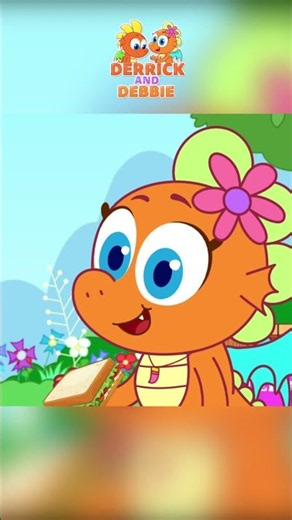 Healthy Food vs Junk Food Song🍕🥪🍹 #shorts #kidssongs #derrickanddebbie