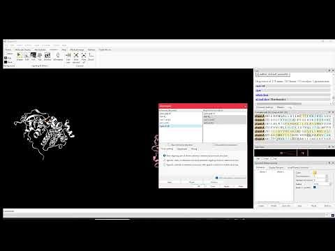 How to perform structure alignment using UCSF-ChimeraX #ucsfchimerax #chimerax