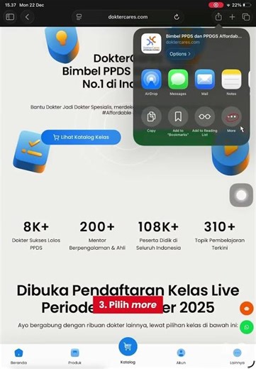 Add Shortcut Homescreen (Ipad)