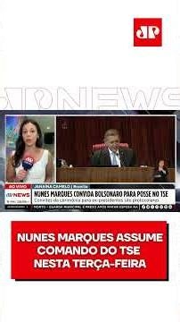 Nunes Marques assume comando do TSE nesta terça-feira #shorts