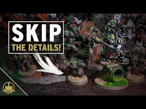 Paint great looking Orks by SKIPPING THE DETAILS!