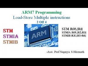 Introduction to Multiple Register Transfer Instructions STM (ARM)