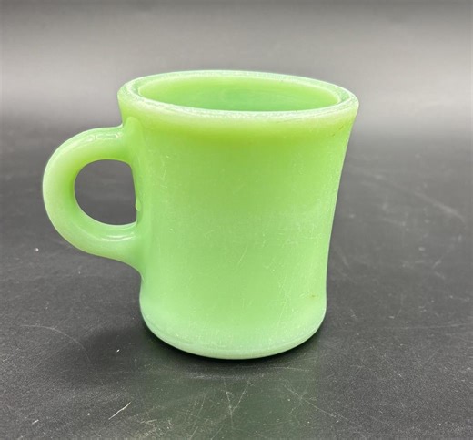 Antique, Vintage Fire-king Jadeite Mug, Extra Heavy Restaurant Mug, Oven Ware, Made in USA - Etsy