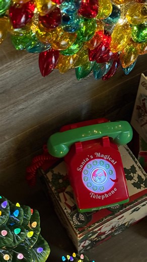 Mr. Christmas on Instagram: "Not quite sure which list you’re on this year? We have a solution! ☎️ Call Santa on our new Santa’s Magical Telephone to have a REAL conversation with Santa and ask him yourself! ✨ #mrchristmas #since1933 #christmasdecor #holidaydecor #santasmagicaltelephone"