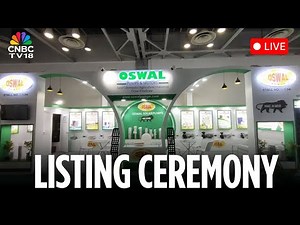Oswal Pumps IPO Listing LIVE | Oswal Pumps Shares Lists On Indian Stock Market | N18L | CNBC TV18