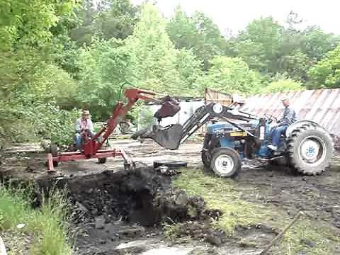 CadDigger Mini Backhoe In Action