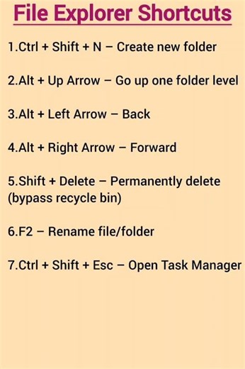 All File Explorer Keyboard Shortcuts | Complete Windows Shortcut Guide|SSC|BANKING EXAM|CGL|CHSL|SBI
