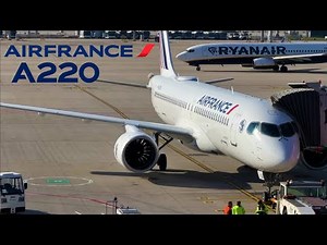 🇫🇷 Paris CDG - Berlin BER 🇩🇪 FIRST INAUGURAL Air France Airbus A220 [FLIGHT REPORT]