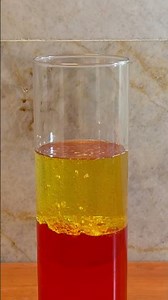 The Coolest Oil and Water Trick Ever #experiment #satisfying #science