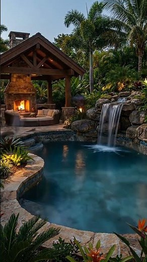 Wait for the water fill! 💧 Amazing Pool Transformation