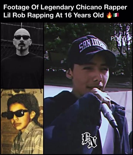 Footage Of Legendary Chicano Rapper Lil Rob Rapping At 16 Years Old 🔥🇲🇽 #chicano #lilrob #chicanorap