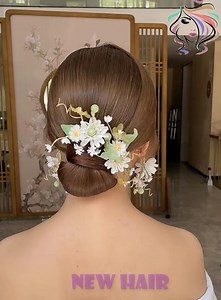 1M views · 10K reactions | Elegant and beautiful bride hairstyle | New hair | Facebook