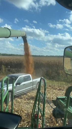 When an AgriGold dealer parks in your field 🙈🤣🤣 #justkidding #jokes #farming #harvest #johndeere #seed #farmlife