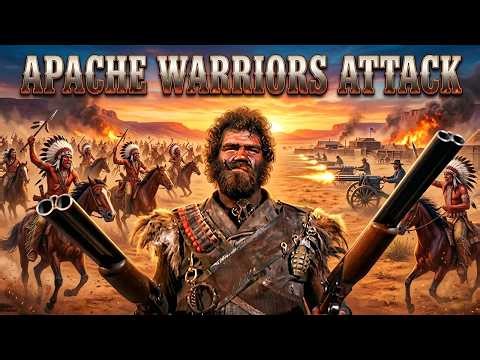 Apache Warriors Attack – The Deadly Gatling Gun Battle | Top Classic Western Movie Full HD