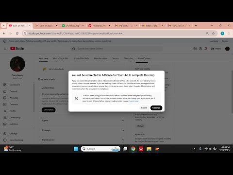 How to Change the Google Adsense Account Associated with your Youtube Earnings