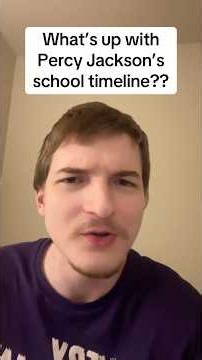 What’s up with Percy Jackson’s school timeline??