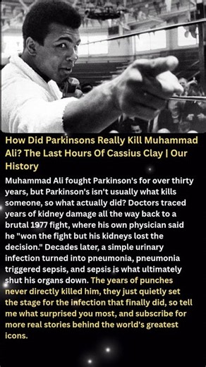 How Did Parkinsons Really Kill Muhammad Ali? The Last Hours Of Cassius Clay | Our History#shorts