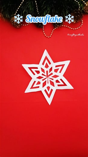Snowflake Design ☃️🎄 Christmas Decorations ✨🩷 #shorts #christmas #snowflakes