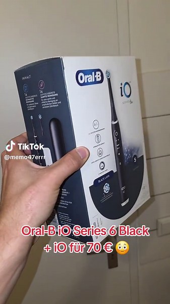 Oral-B iO Series 6 Black iO 😳 #fy #viral #DealsfürDich #wirschwimmeninangebote #oralb