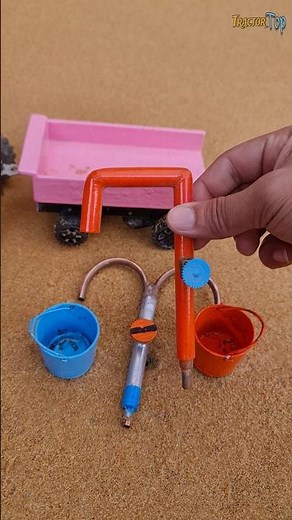 Mini tractor project mini motor water pump science project video🥰