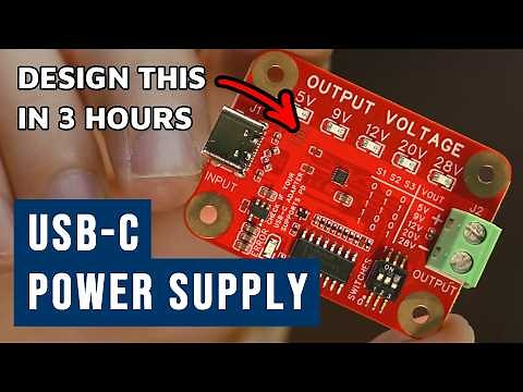 How to Design a USB-C Power Supply (5V–28V) in 3 Hours | Full Tutorial | EasyEDA