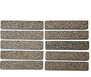 Duck Call Rubberized Cork Strip Sets 4 inch Rubberized Cork Strips for cutdown Style Duck Calls