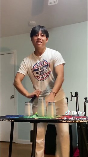 Cup stacking in 5.08 seconds #cupstacking