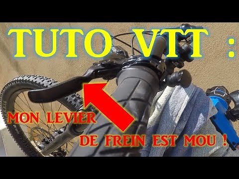MON LEVIER DE FREIN EST MOU ! REPARATION VELO ET ASTUCE DE PURGE / SRAM BLEEDING EDGE : TUTO VTT