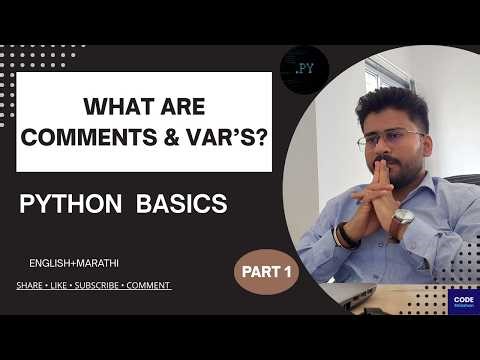 Comments and Variables in Python | Python Basics