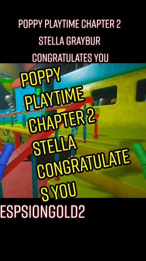 Poppy Playtime Stella Graybur Congratulates You - Chapter 2 Voice Lines