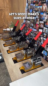 Which size is your fave?🤩 #smallbusinessideas #smallbusinessowner #magnetmachine #magnetmaker | Memory Magnets Co