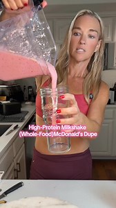 Comment “recipe”for recipe! Whole-food High-Protein Strawberry Milkshake that tastes like McDonald’sReal ingredients. No junk. Just creamy, dreamy, protein-packed goodness.Want the recipe? Save this Reel & tag a friend who needs this hack! #highproteinshake #wholefoodrecipes #milkshakedupe #inflammationrelief #healthyfoodhack | CGO Of Me