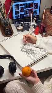 4.3M views · 175K reactions | Stranger things but make it healthy  Once again I find my self experimenting with a citrus peel, this time.. in awe with how its stamp makes a perfectly imperfect Demogorgon’s head. #strangerthings #demogorgon #art | M4yxs | Facebook