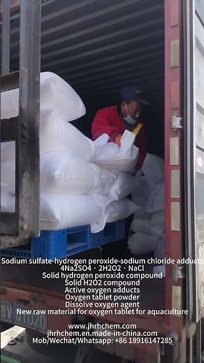 Solid H2O2 adducts loading