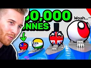 Countries Scaled by MILITARY Navies... (PWA Countryball Animations)