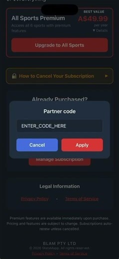 StatsMapp – How To Redeem Your Partner Code
