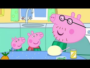 Peppa Pig Learns to Make Pizza