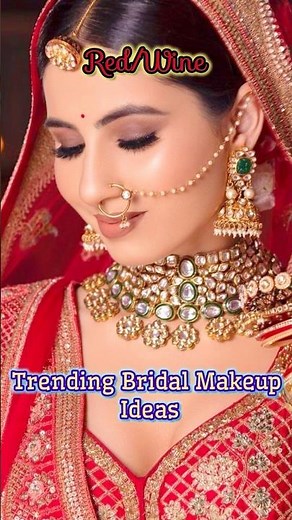 Trending bridal makeup ideas✨ #bridal #makeup #shorts