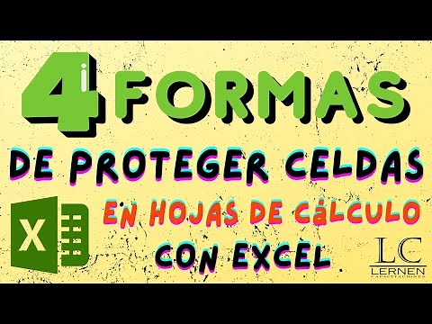4 ejemplos de cómo PROTEGER CELDAS en una HOJA de cálculo de Excel