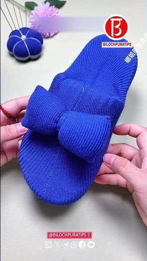 Old sweaters turned into cotton slippers